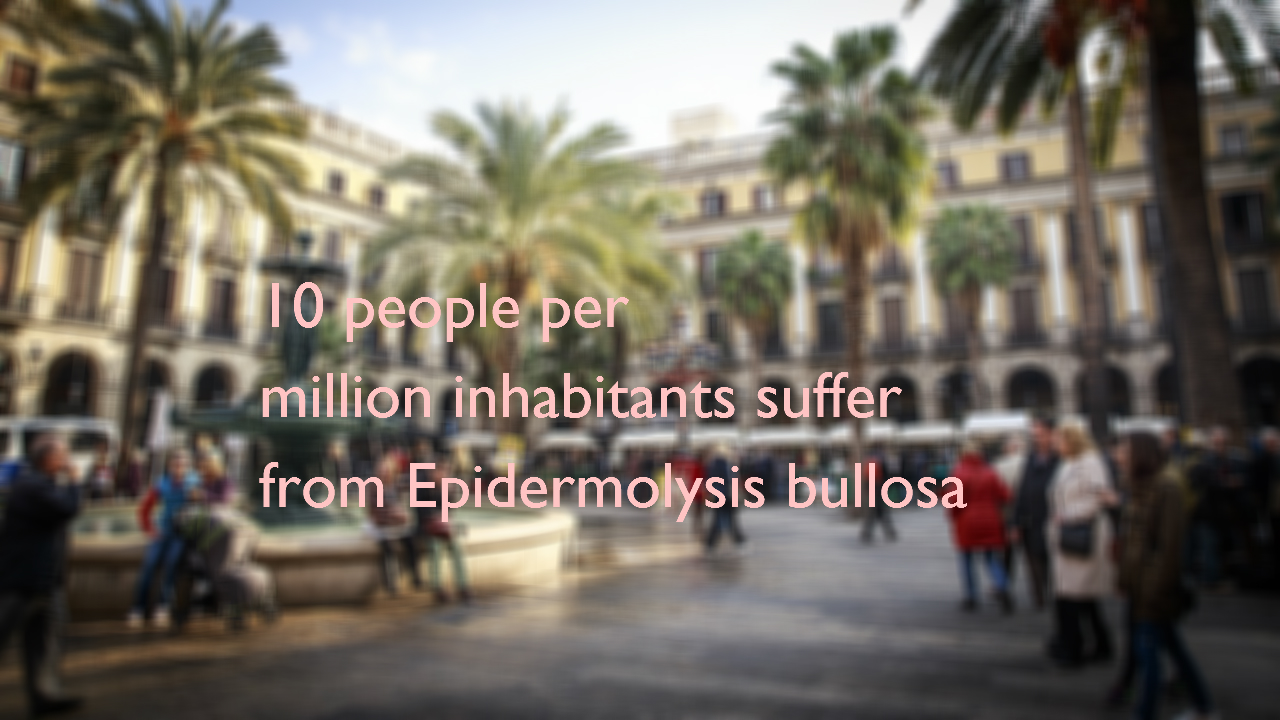 10 people per every million inhabitants suffer from EB